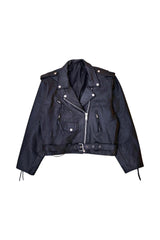 Leather Gussets Jacket S