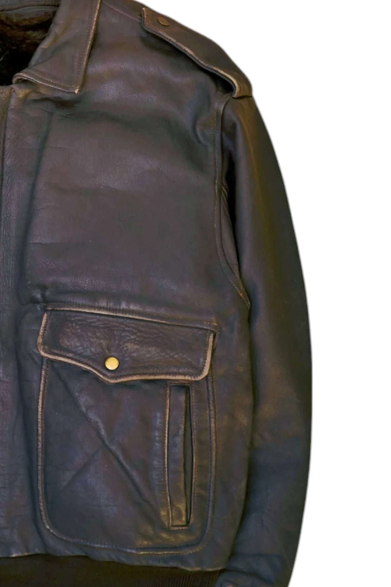 Hato Hasi Vintage Leather Jacket S