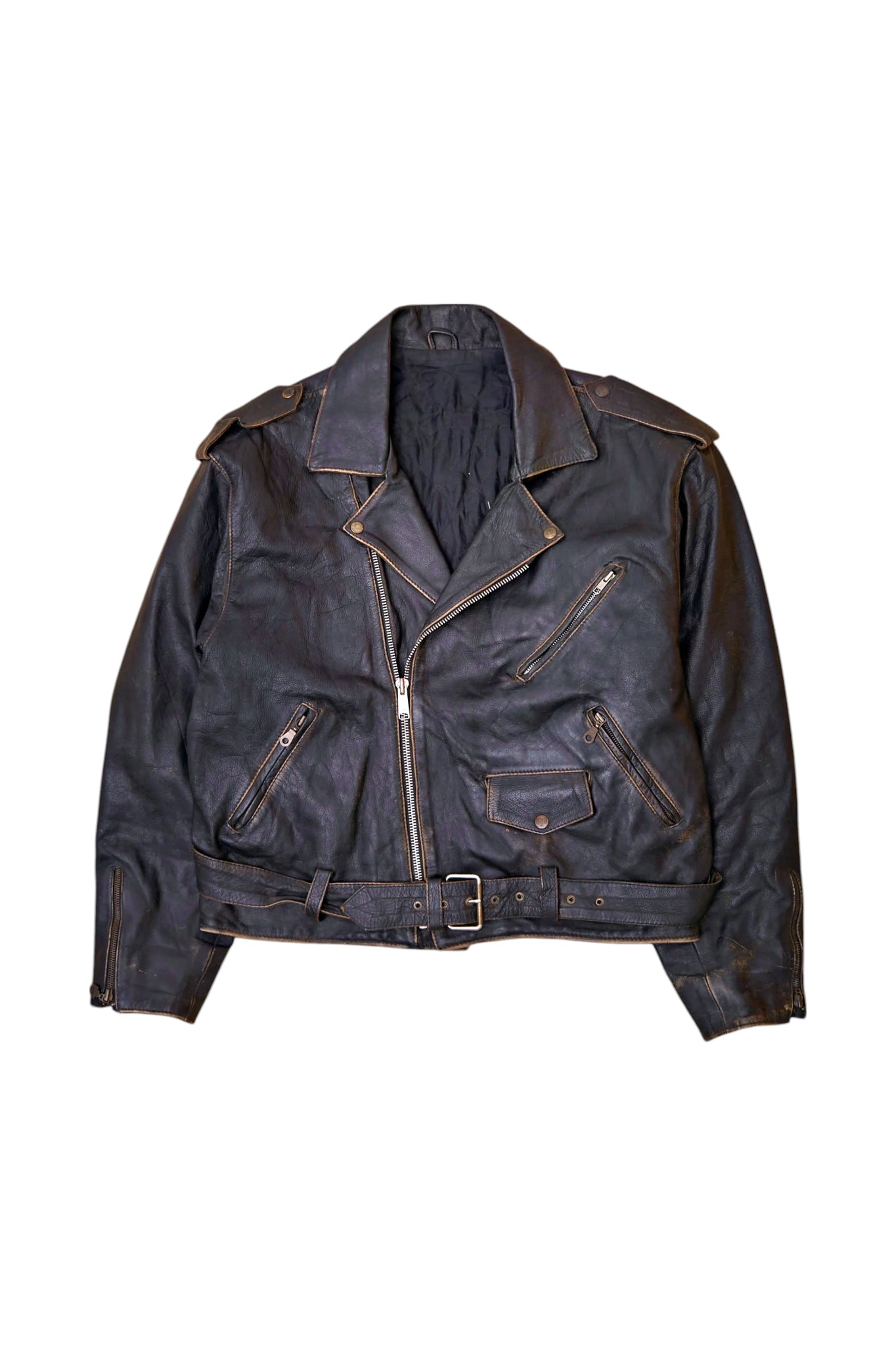 R&B Vintage Leather Jackets M