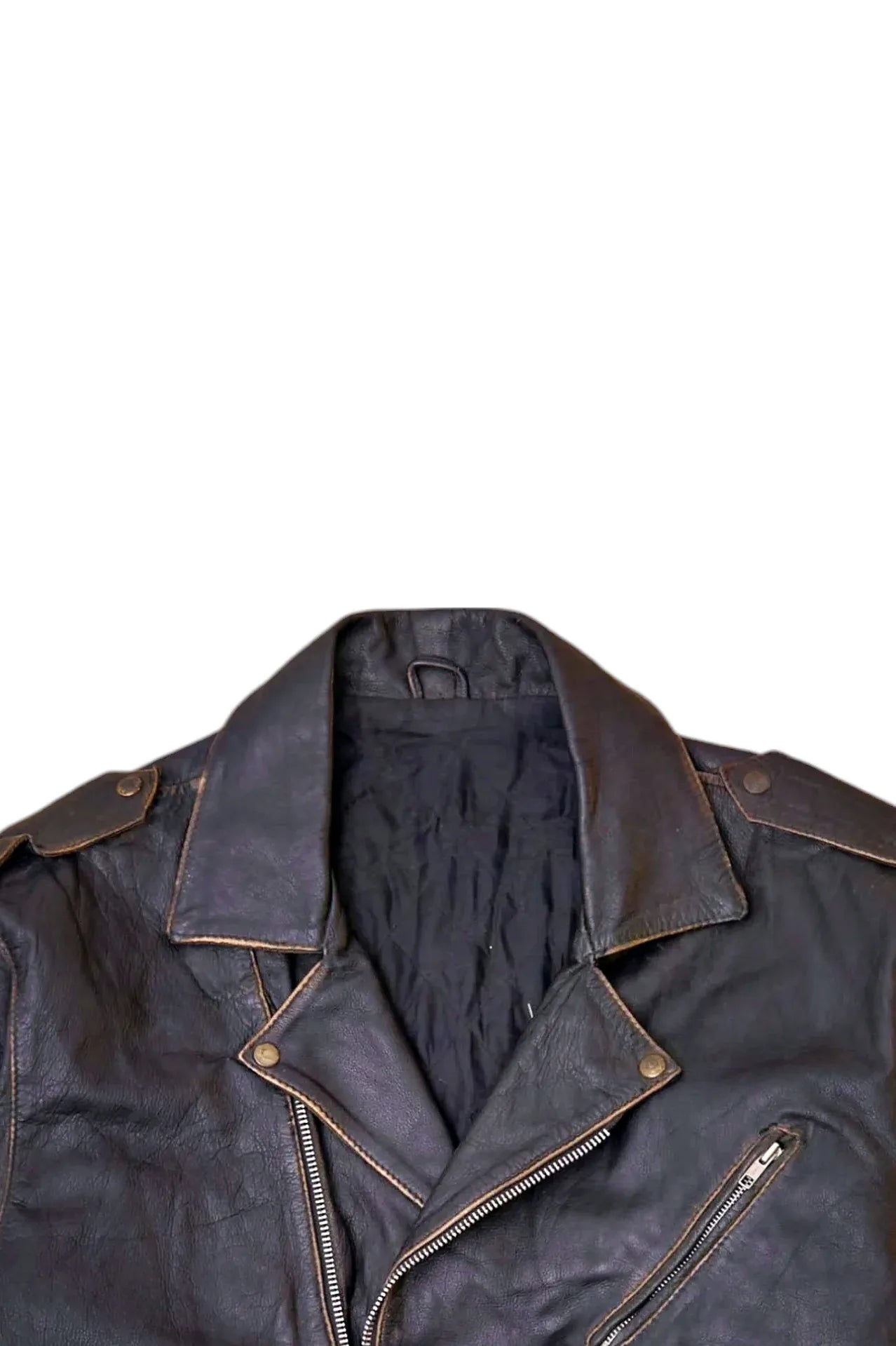 R&B Vintage Leather Jackets M