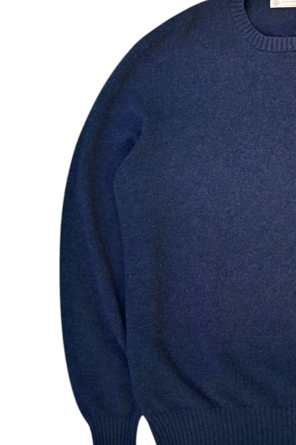 Brunello Cucinelli Cashmere Sweater L Navy