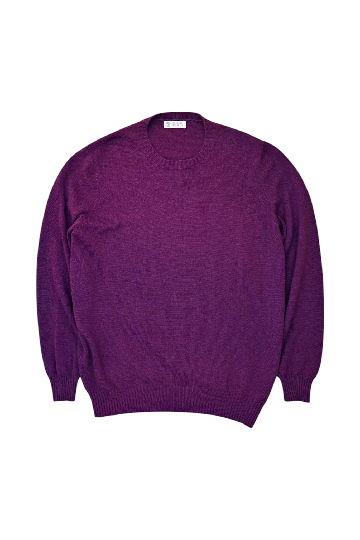 Brunello Cucinelli Cashmere Sweater L Purple