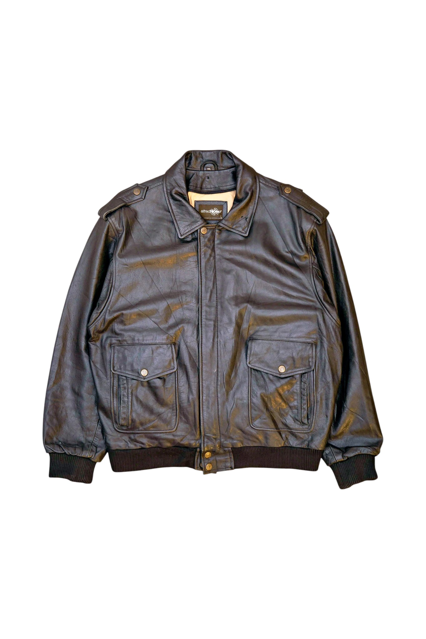 Alfred Nono Leather Jacket 3XL