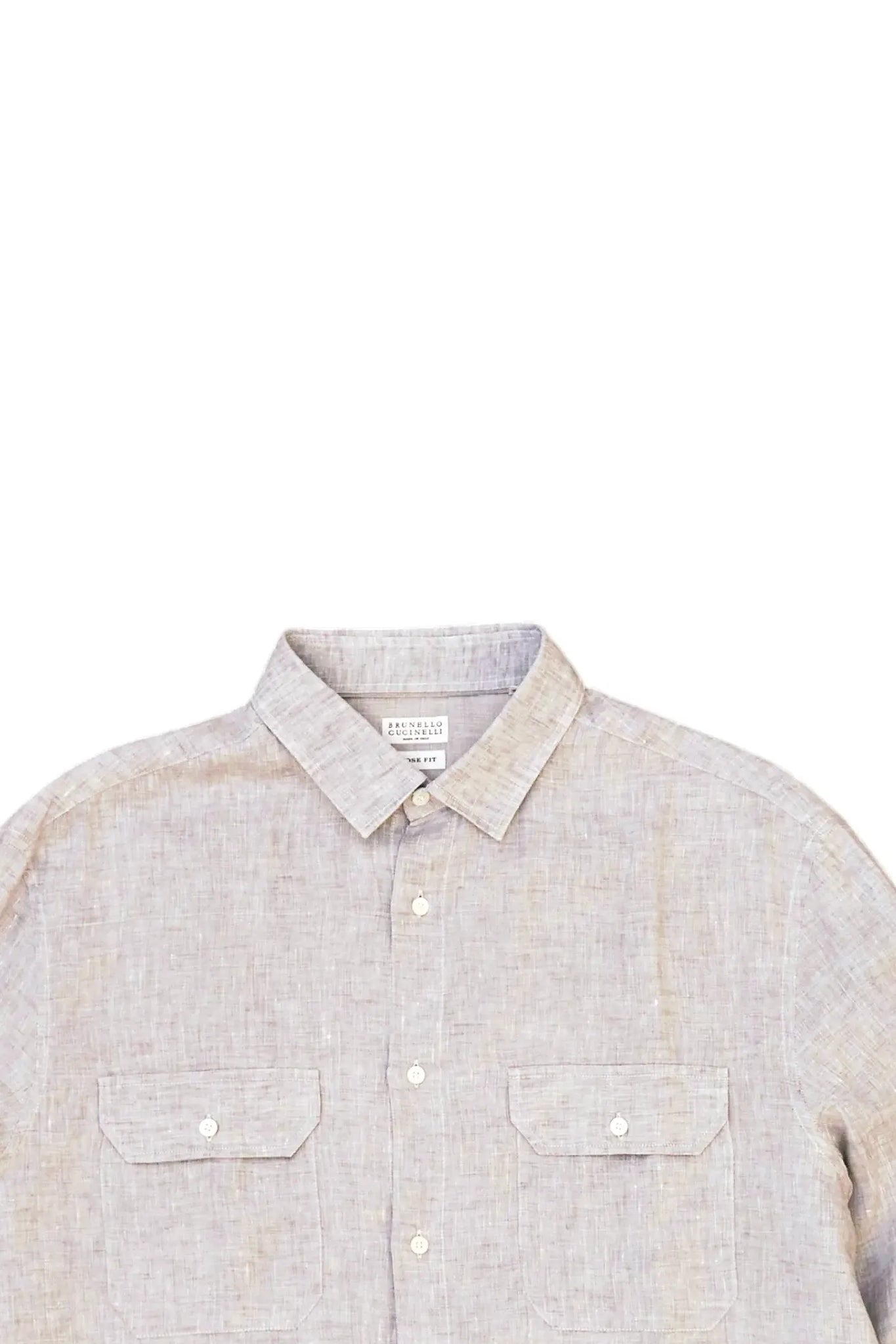 Brunello Cucinelli Multi Chest Pockets Shirt XXL