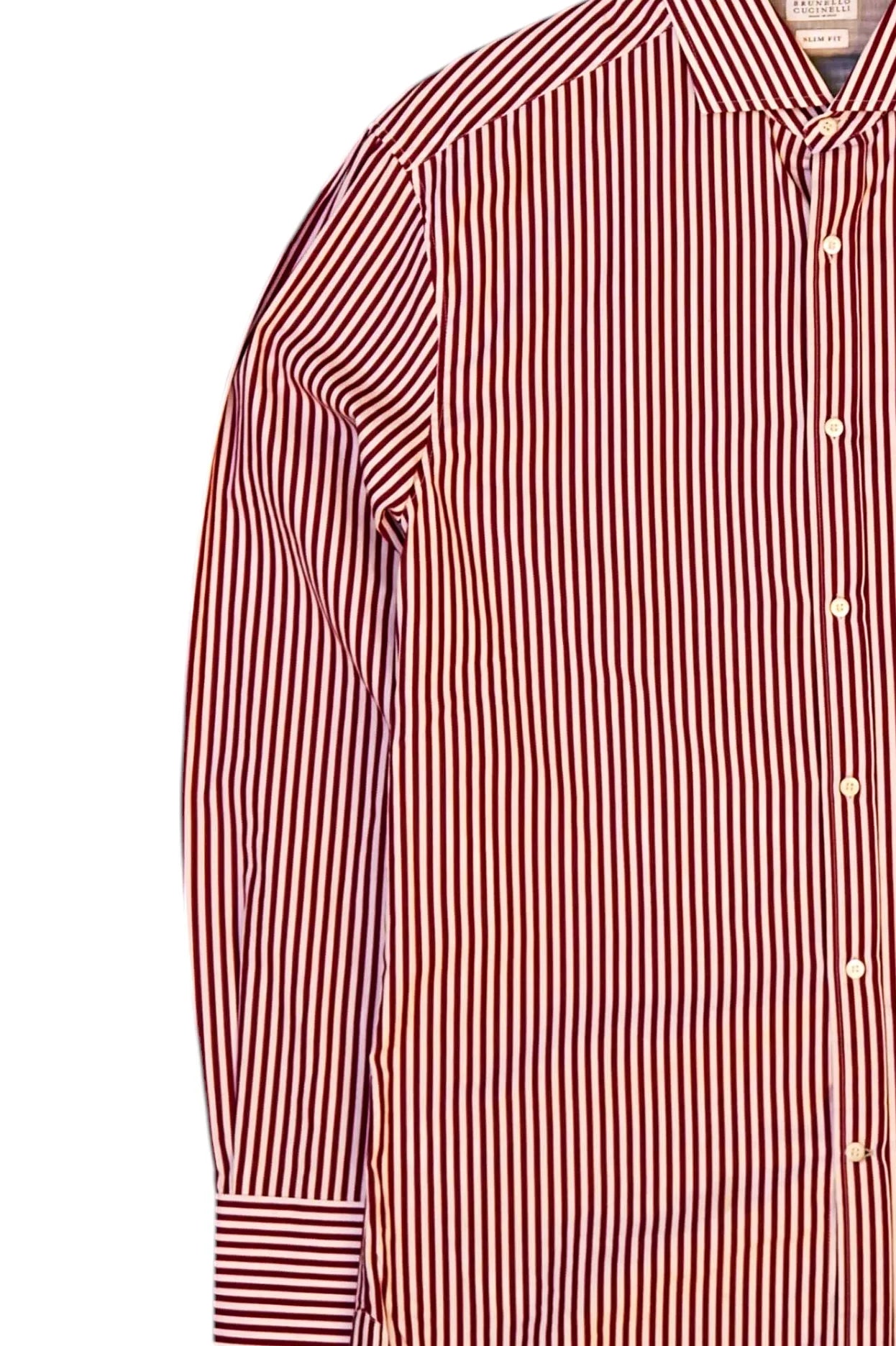 Brunello Cucinelli Striped lengthwise thick Shirt XXL