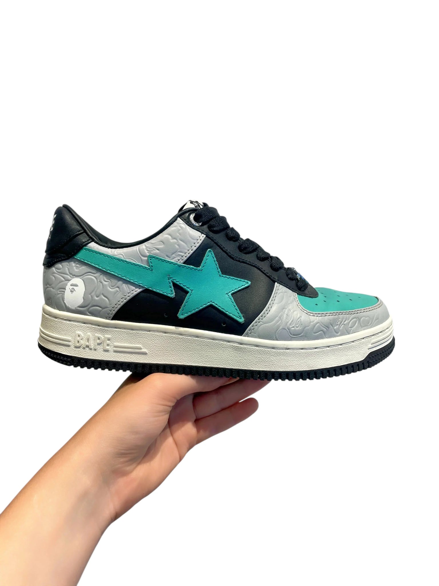 A Bathing Ape Shoe 42 Black OZXSH191002MH