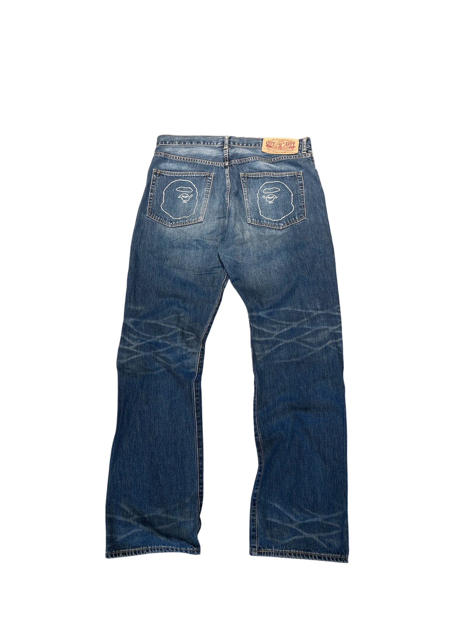 A Bathing Ape Pants L Blue