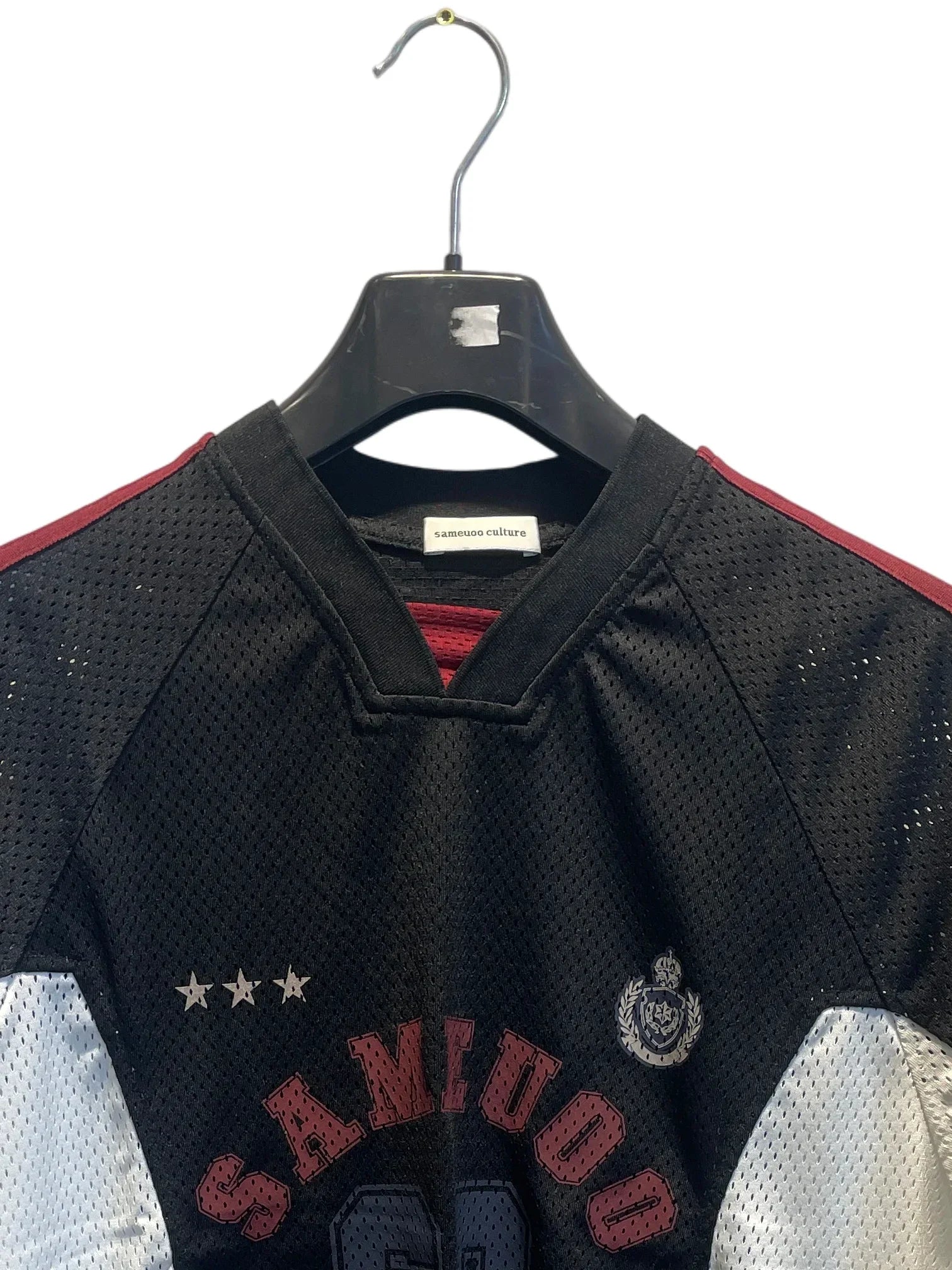 X69 mesh sports T-shirt Black
