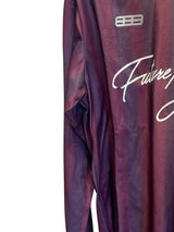 Purple Striped POLO Long Sleeve Jersey Purple