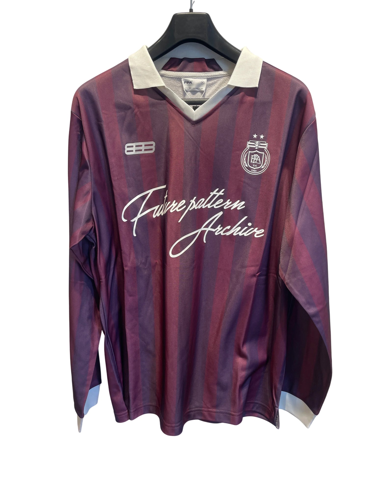 Purple Striped POLO Long Sleeve Jersey Purple