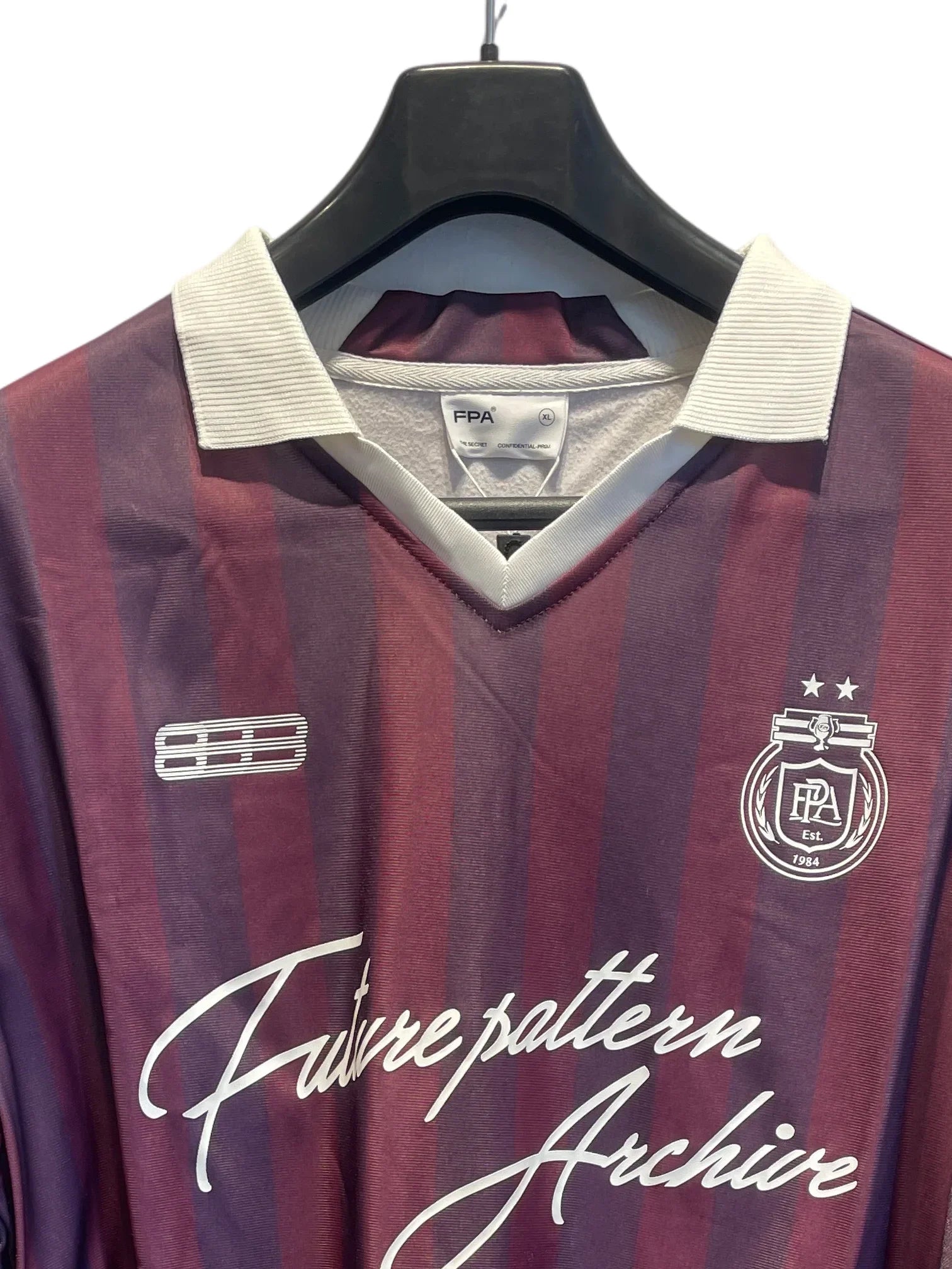 Purple Striped POLO Long Sleeve Jersey Purple