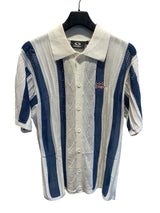 96 patchwork short-sleeved shirt White
