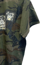 Camouflage patch T-shirt Green