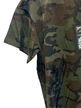 Camouflage patch T-shirt Green