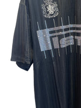 Slogan Diamond Sports POLO Shirt Black