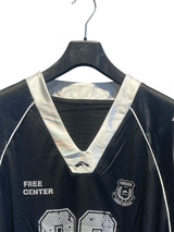 80 silver black American long sleeve Black