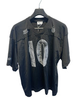 Mottled pattern number 10 jersey black Black