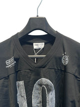 Mottled pattern number 10 jersey black Black
