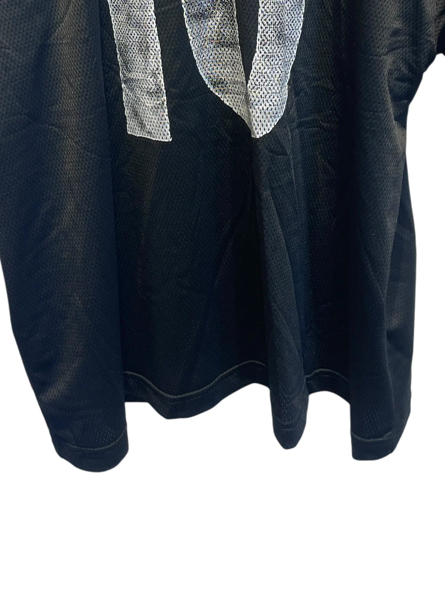 Mottled pattern number 10 jersey black Black