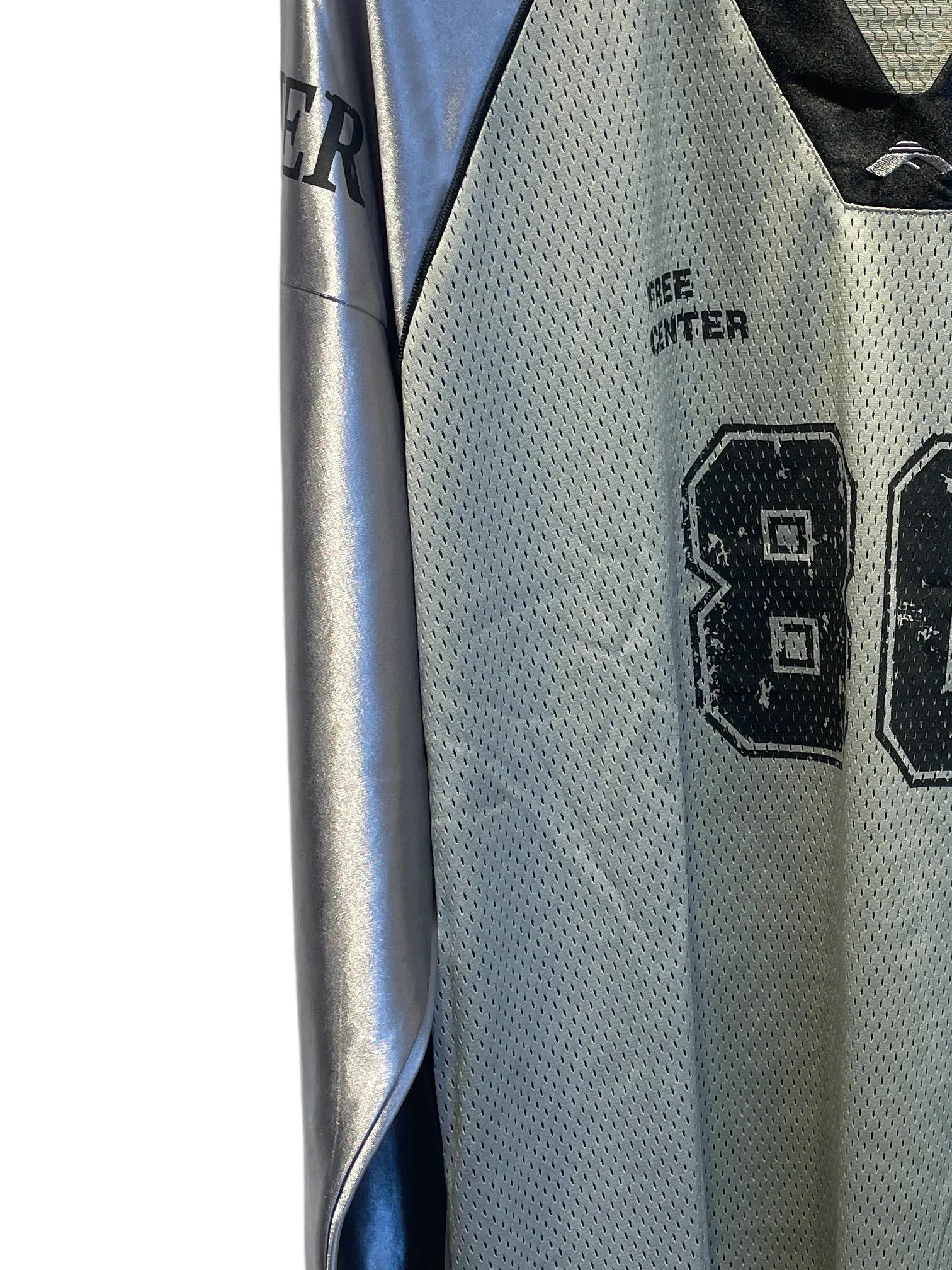 80 silver gray American long sleeve Silver