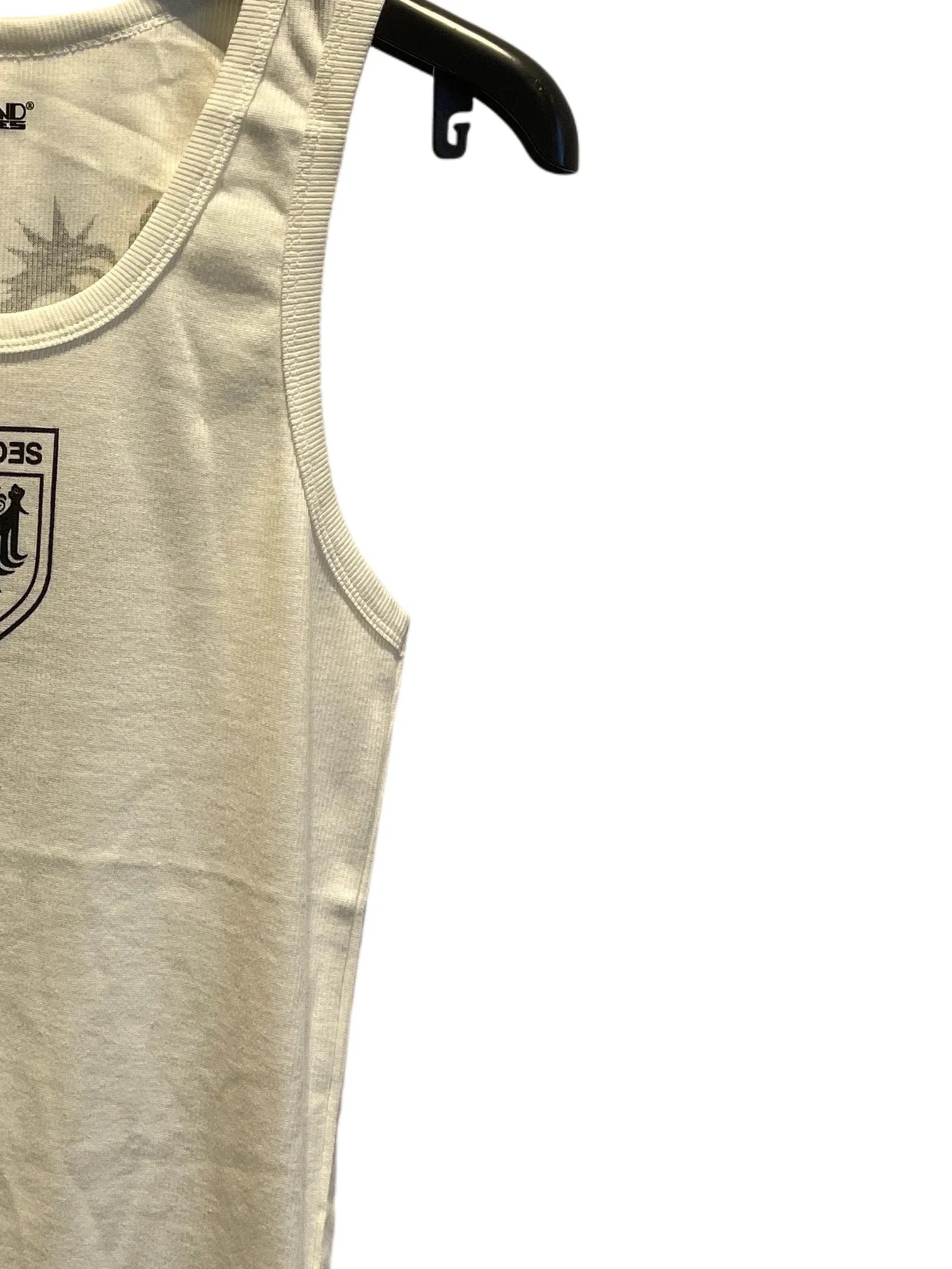 Badge vest white White