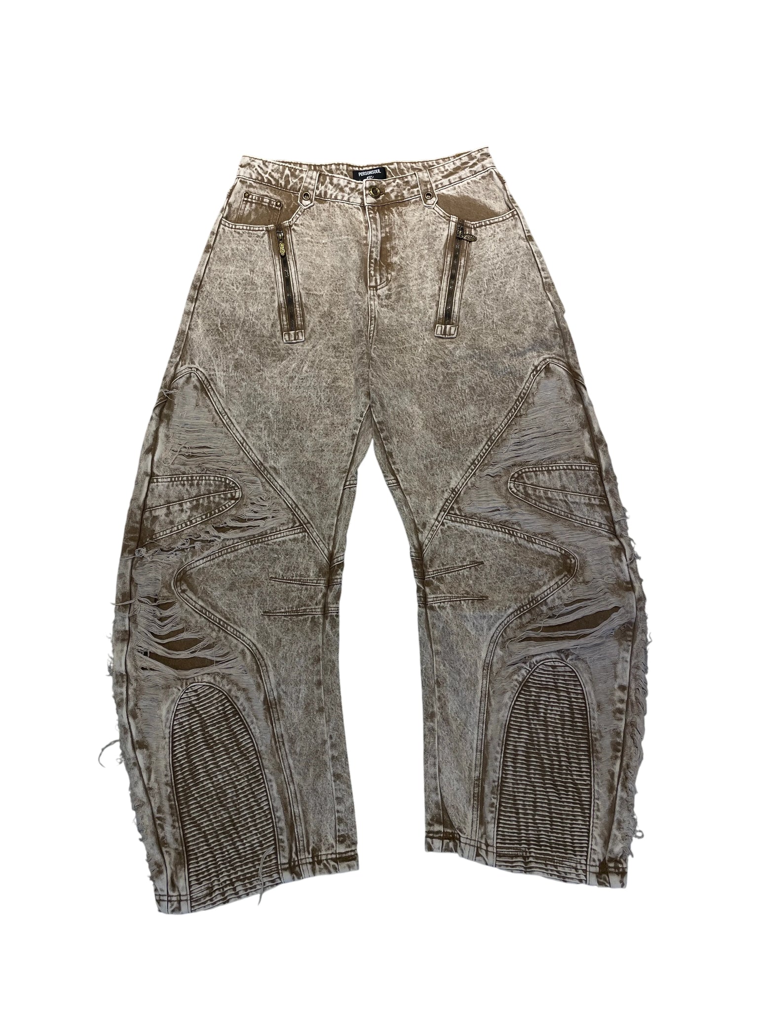 Apricot Broken Jeans Brown