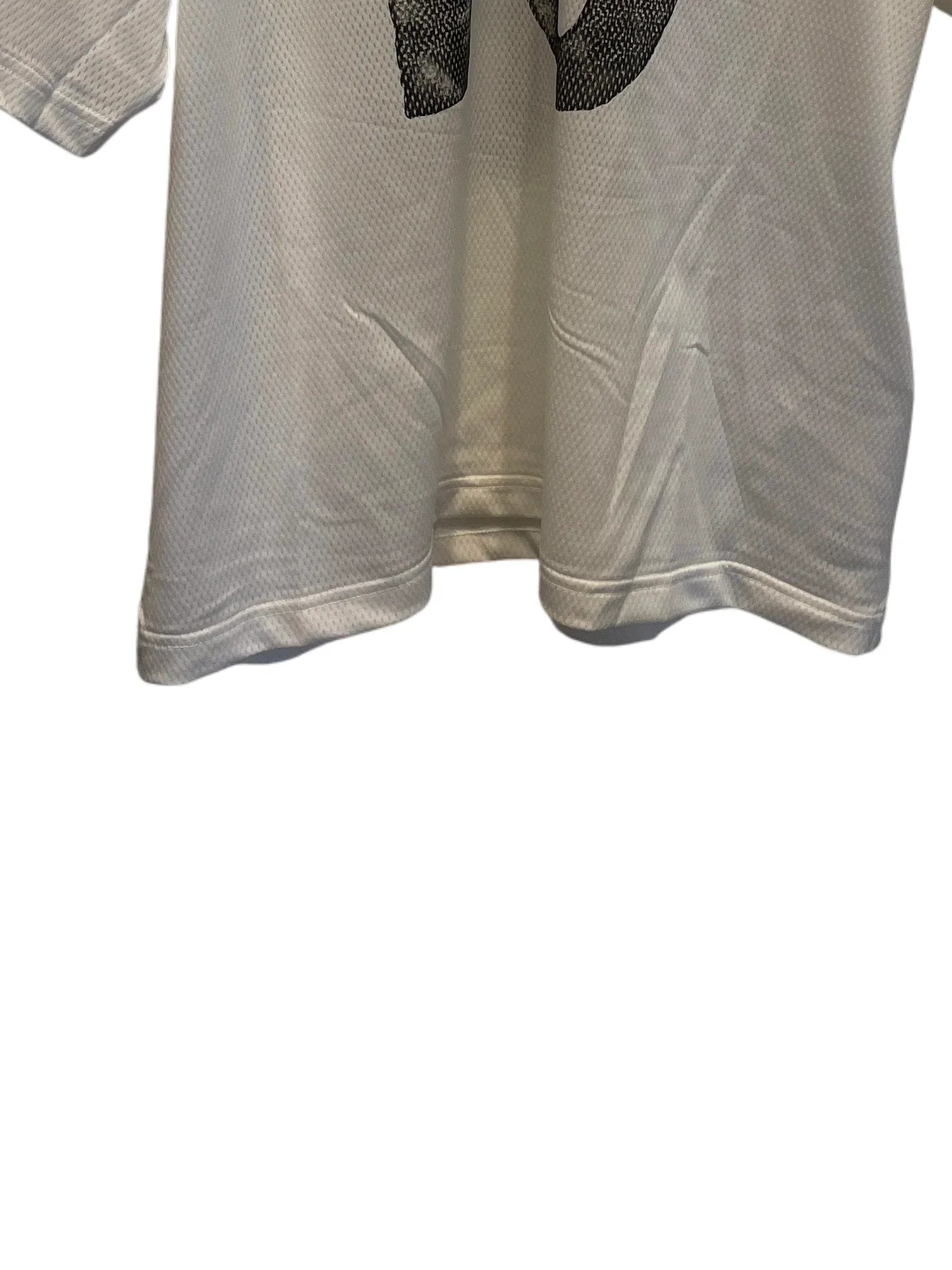 Mottled pattern number 10 jersey white White