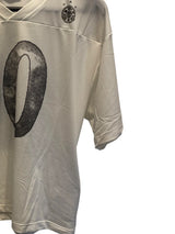 Mottled pattern number 10 jersey white White