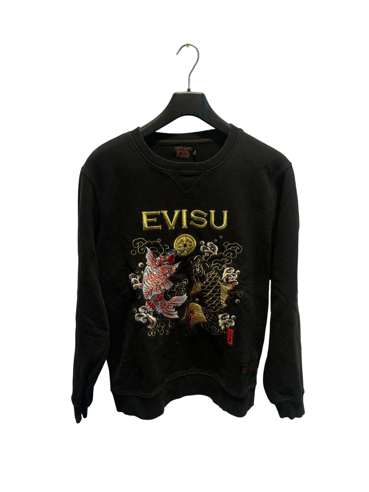 Evisu Sweatshirt Koi L Black