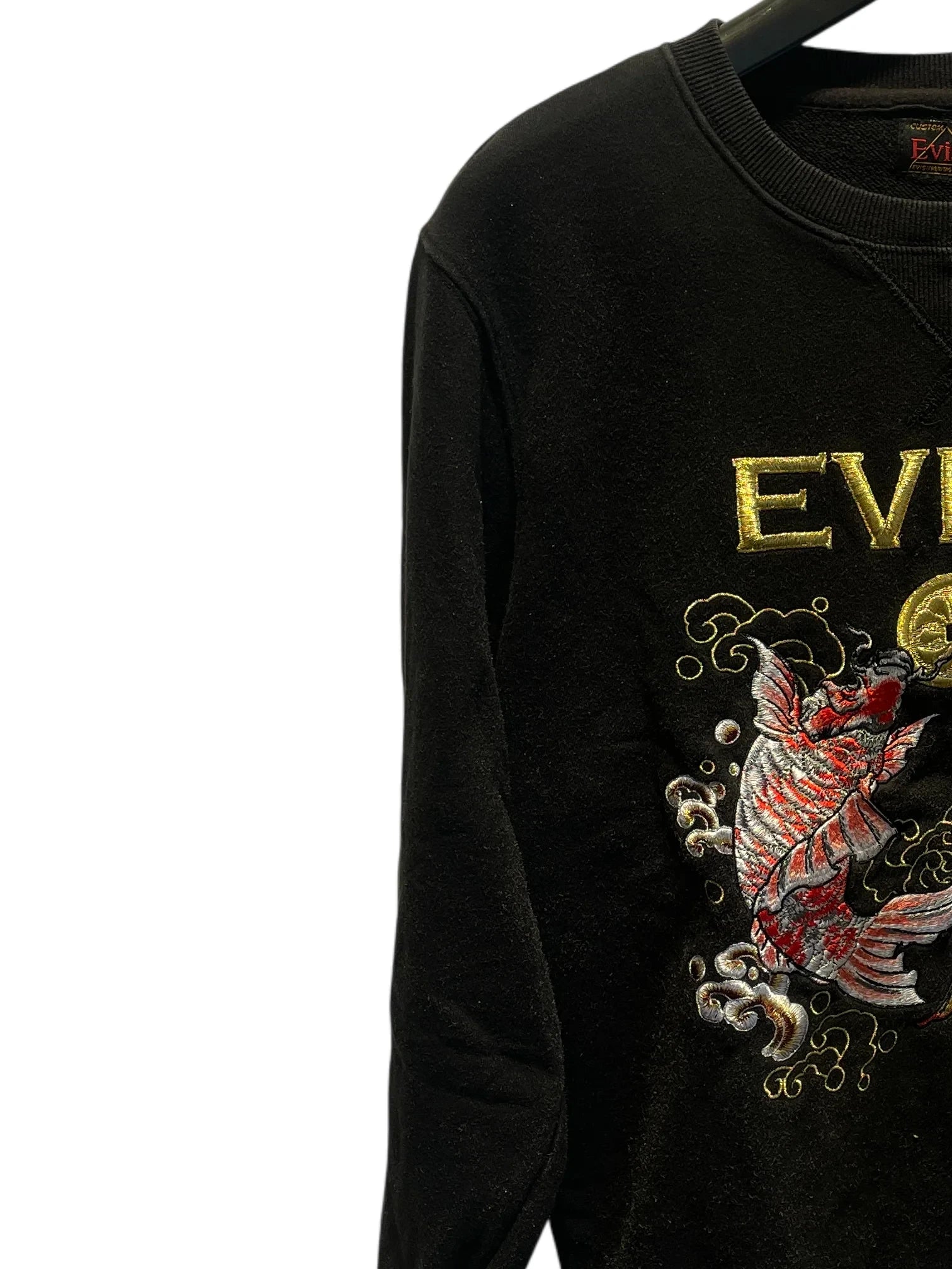 Evisu Sweatshirt Koi L Black