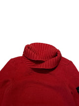 Stone Island Turtleneck Sweater L Red