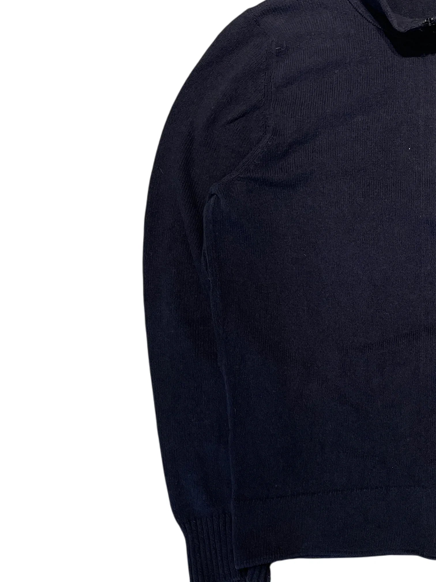 Stone Island Zip-up Knit Jacket L 072195876699 Black
