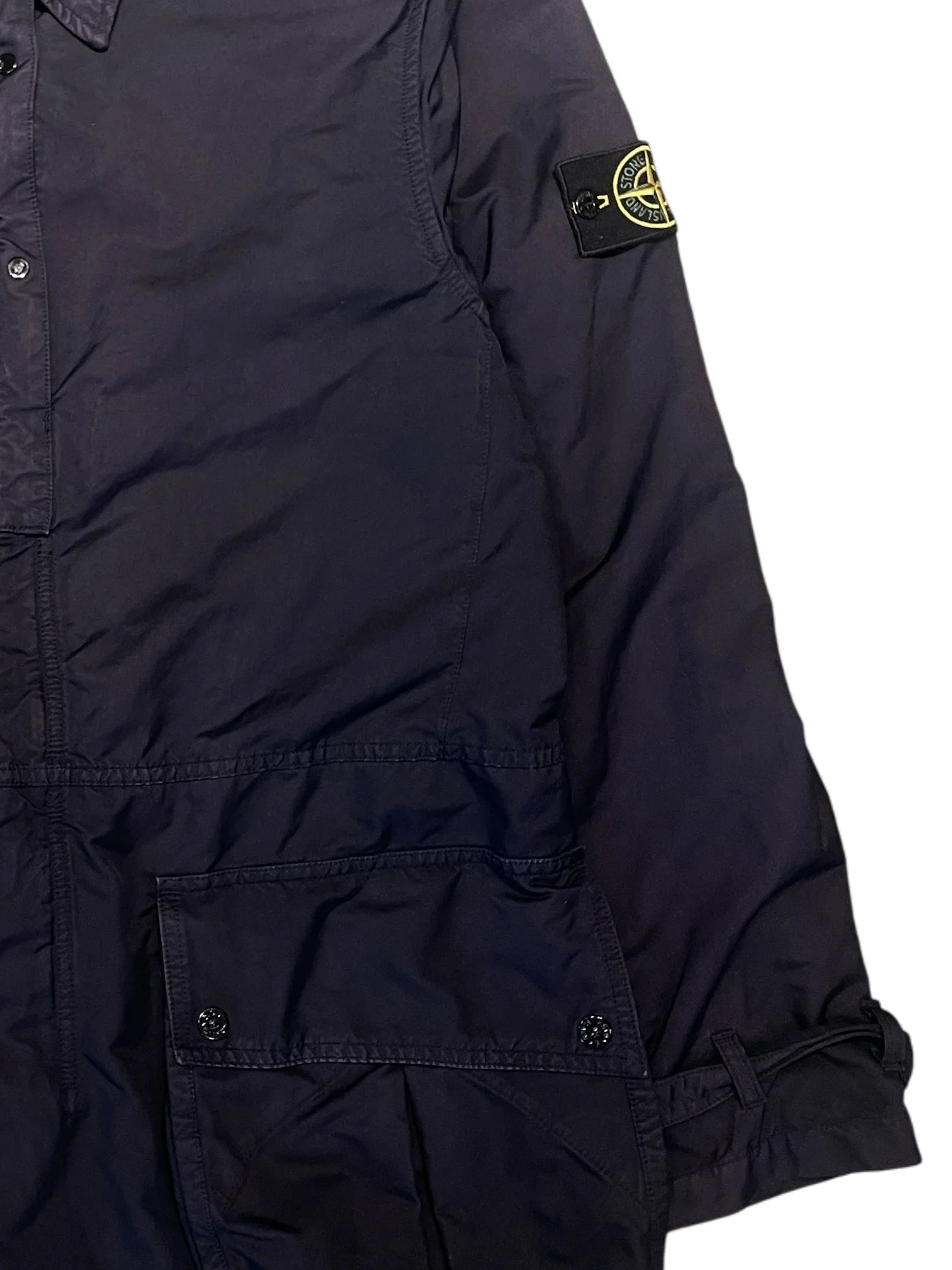 Stone Island Parka Jacket XL Blue