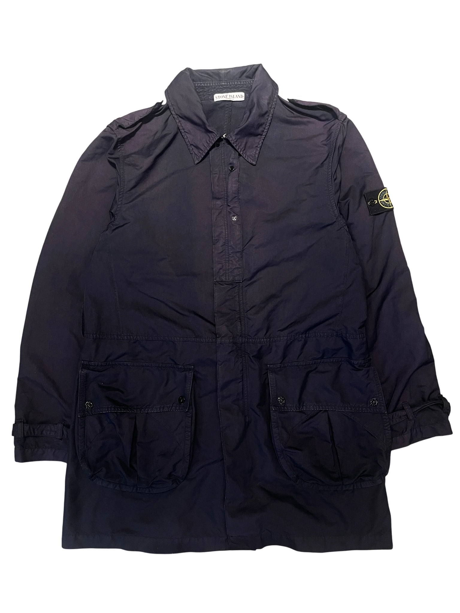 Stone Island Parka Jacket XL Blue