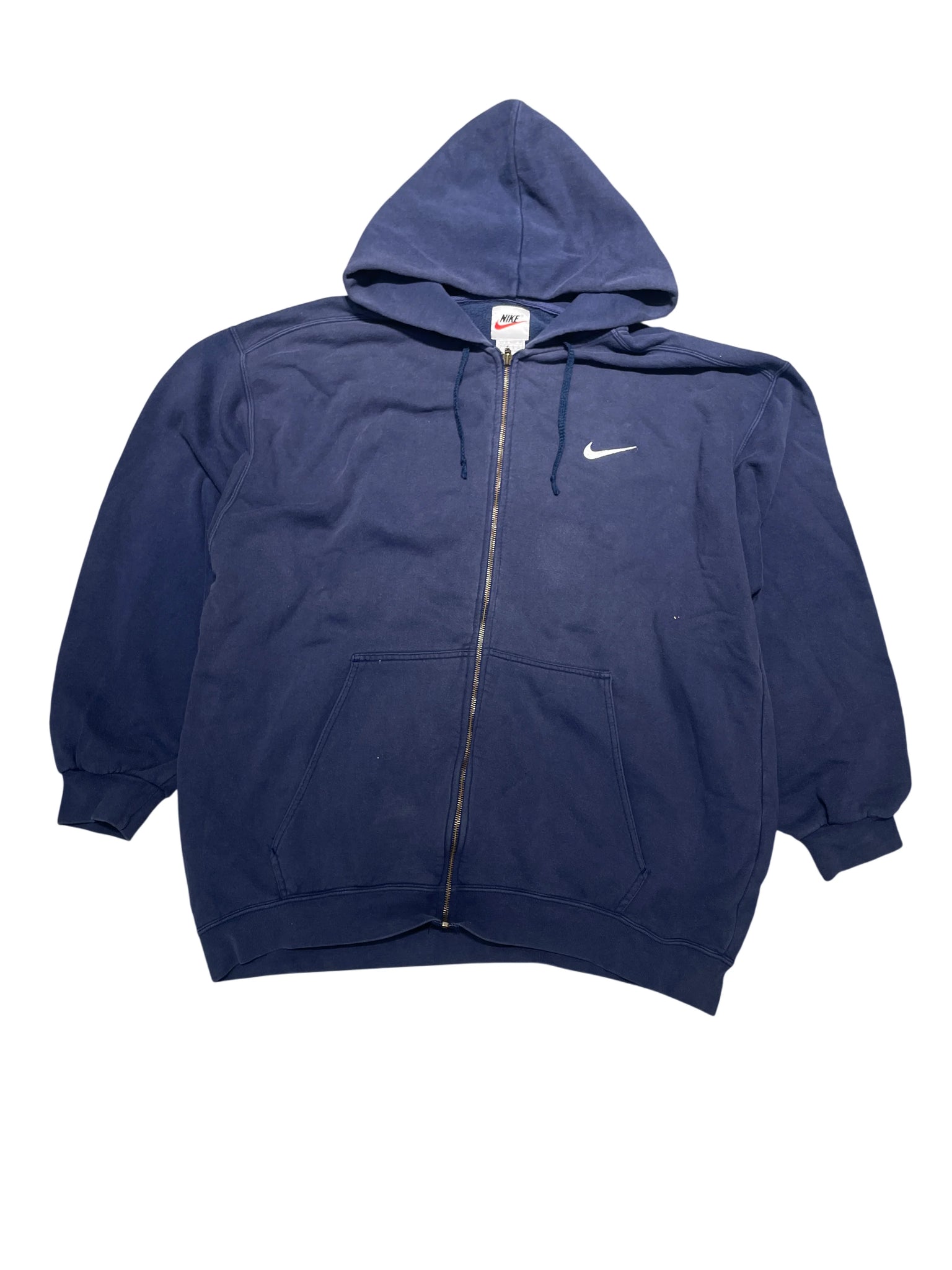 Nike Zip Hoodie XXL Blue