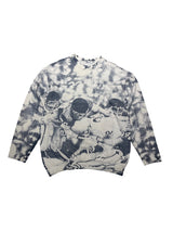 Crewneck Football Themed White