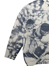 Crewneck Football Themed White