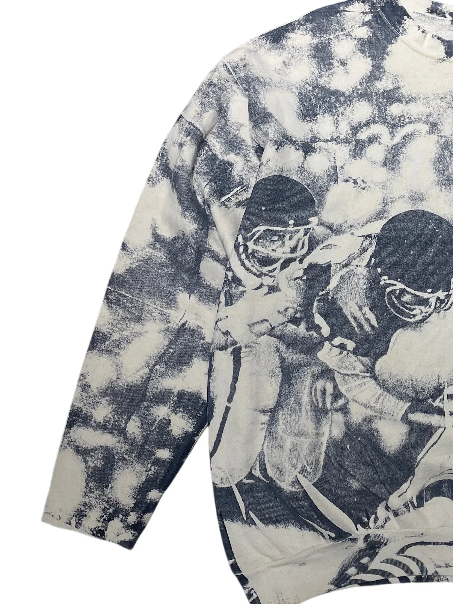 Crewneck Football Themed White