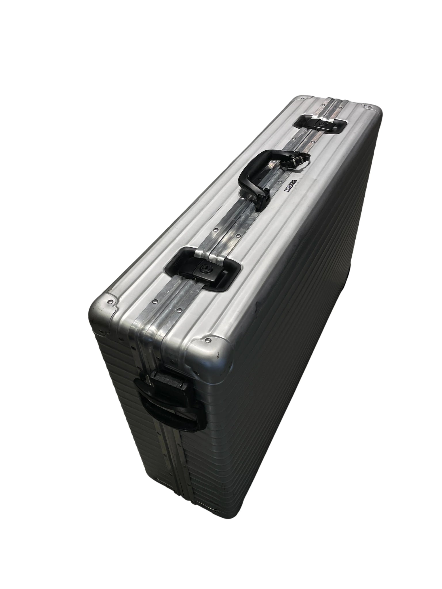 Vintage Rimowa Suitcase L West Germany Silver