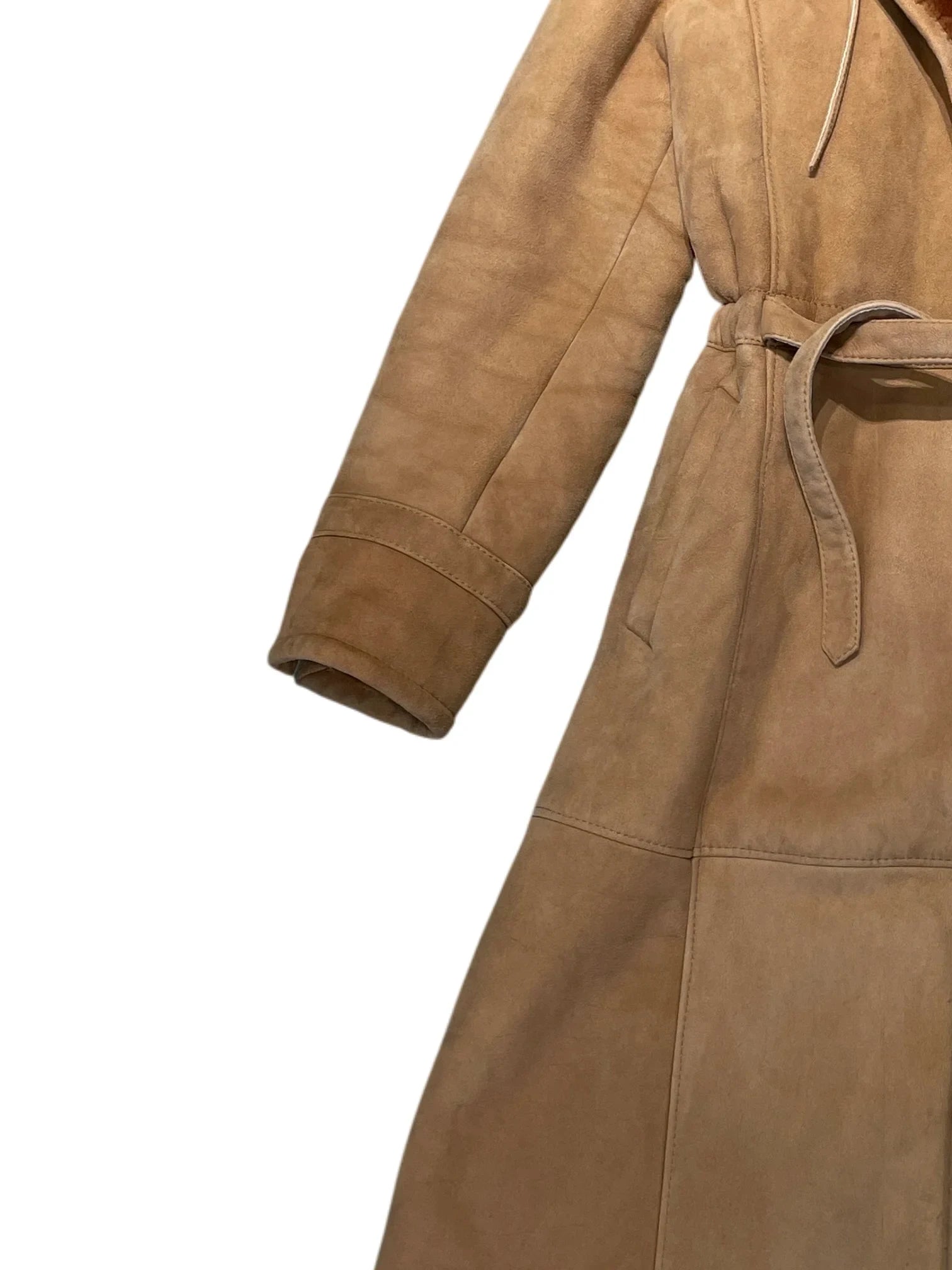 Skin Coat L Brown