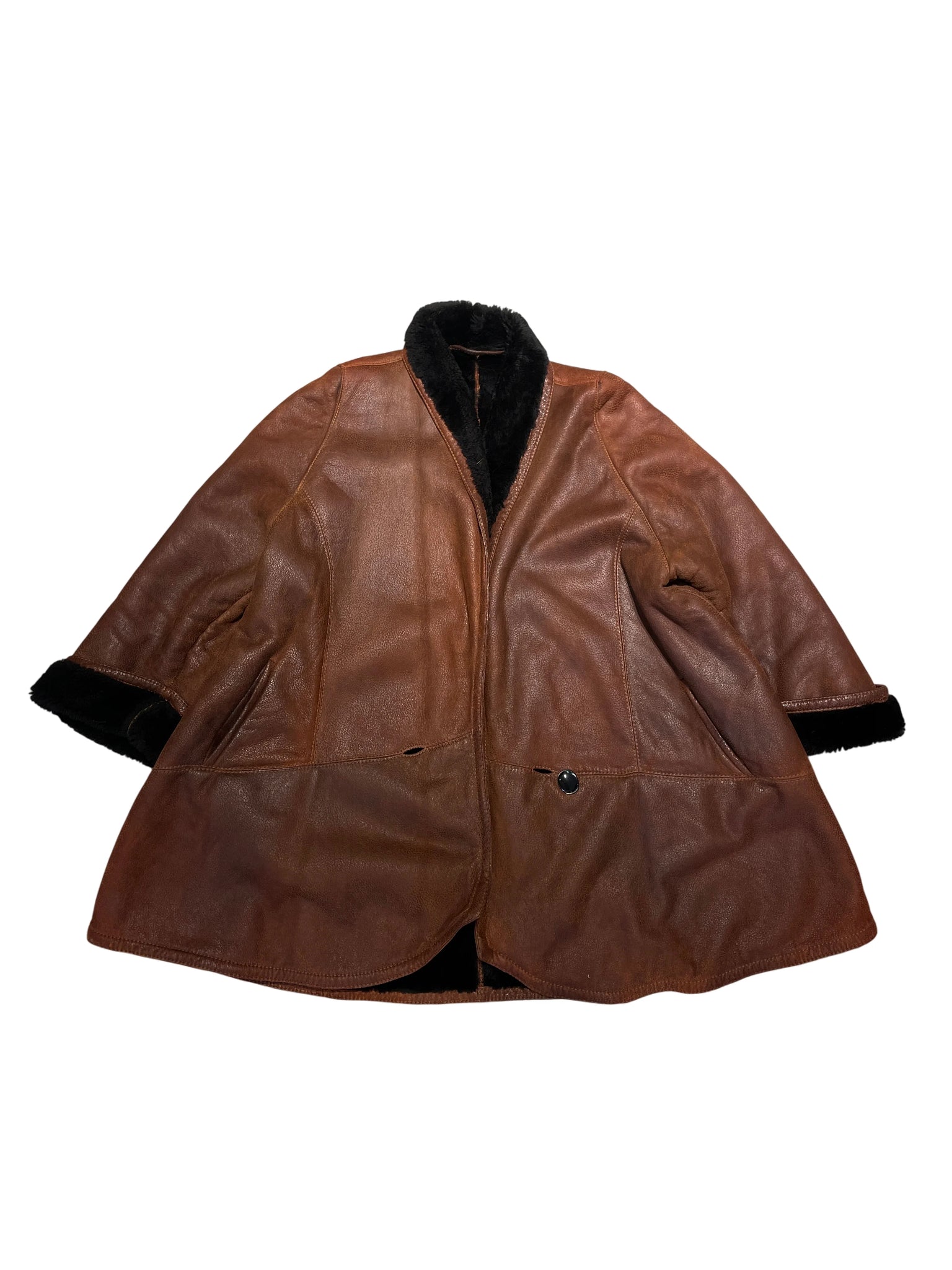 Coat L Brown
