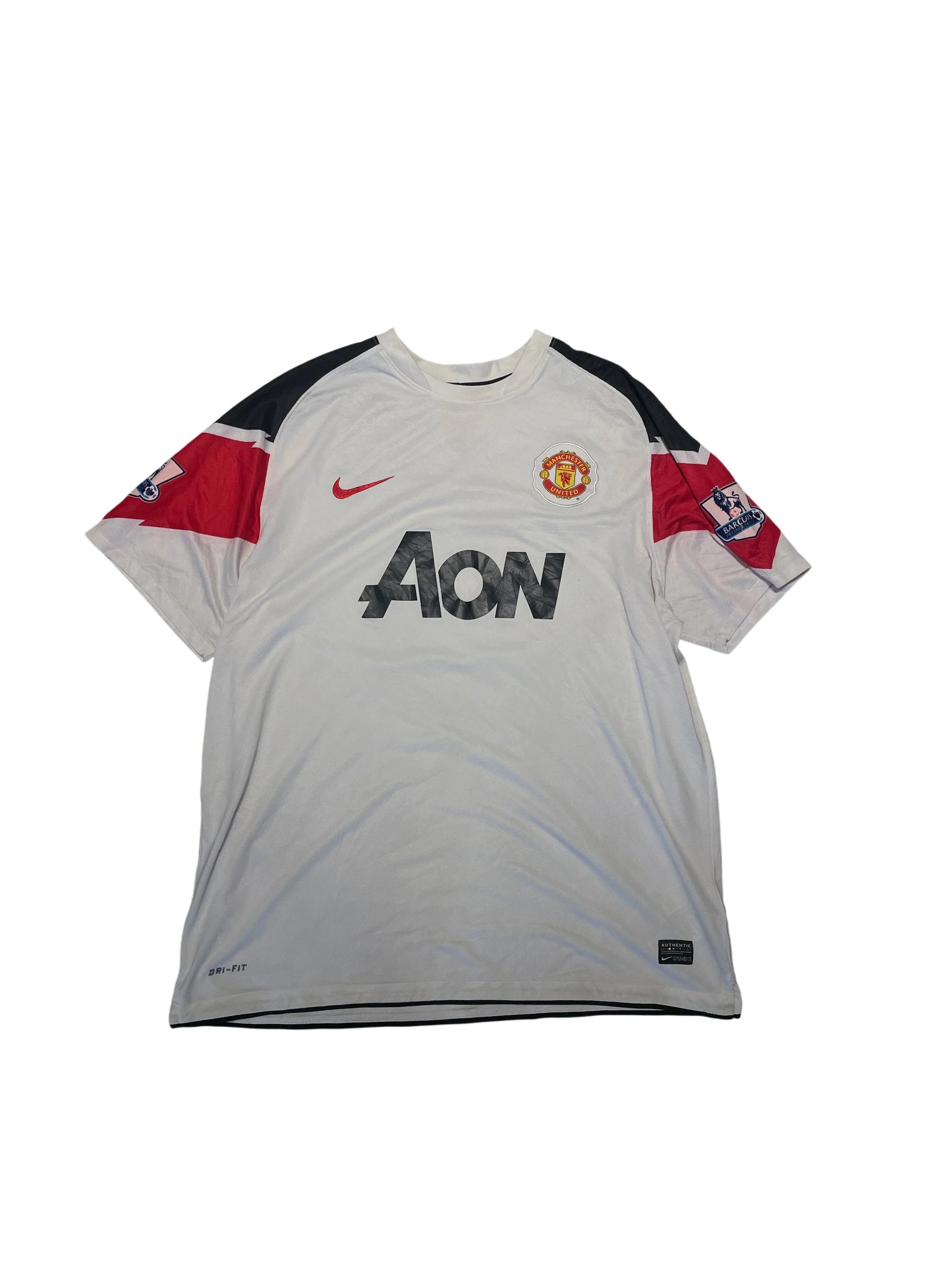 Nike MUFC Vidic Jersey 10/11 L White