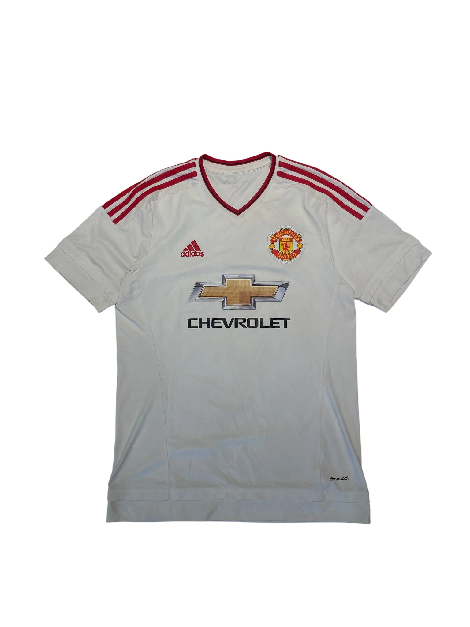 Adidas Manchester United Jersey 15/16 M White