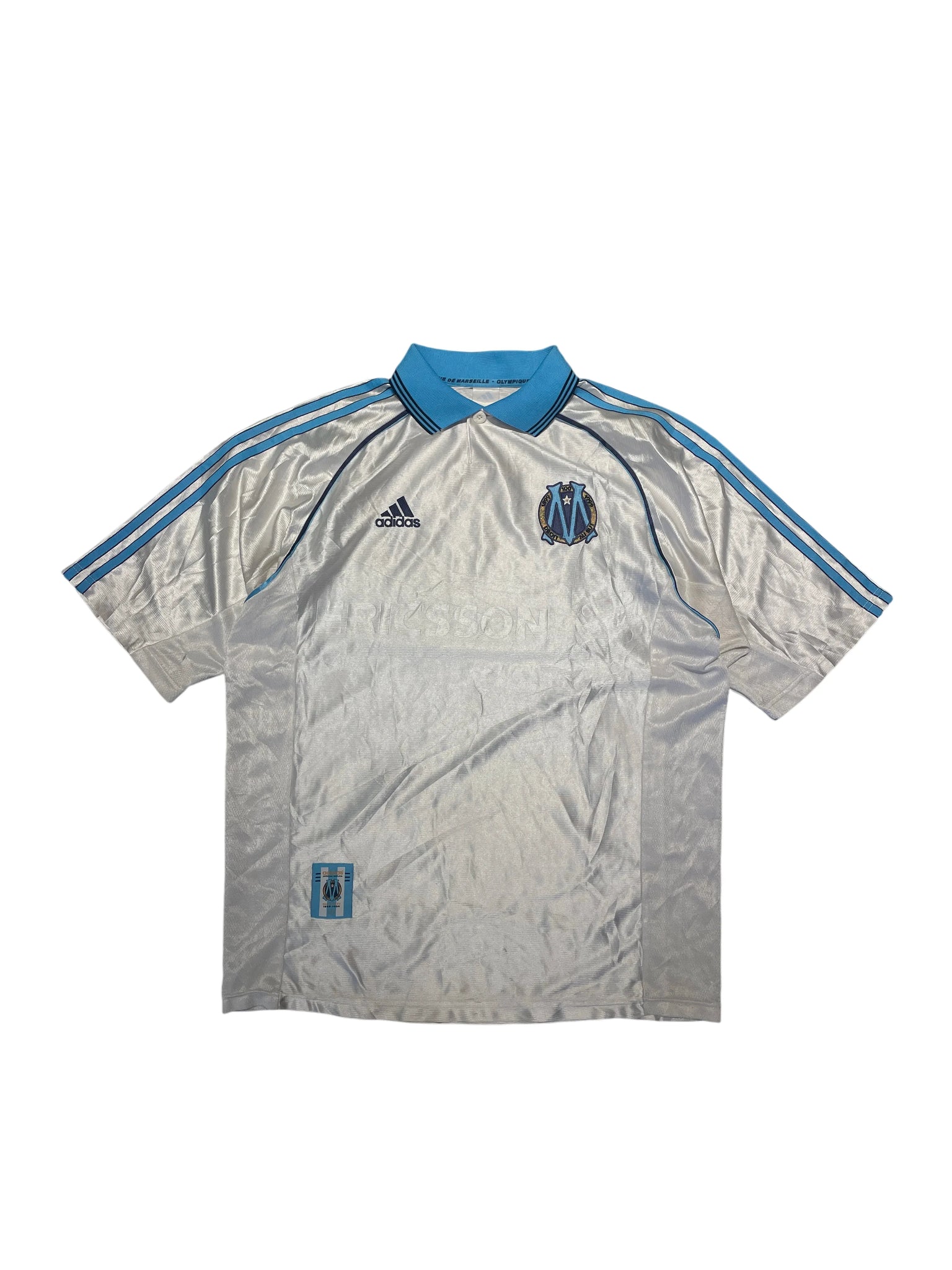 Adidas Marseille Jersey 98/99 M White