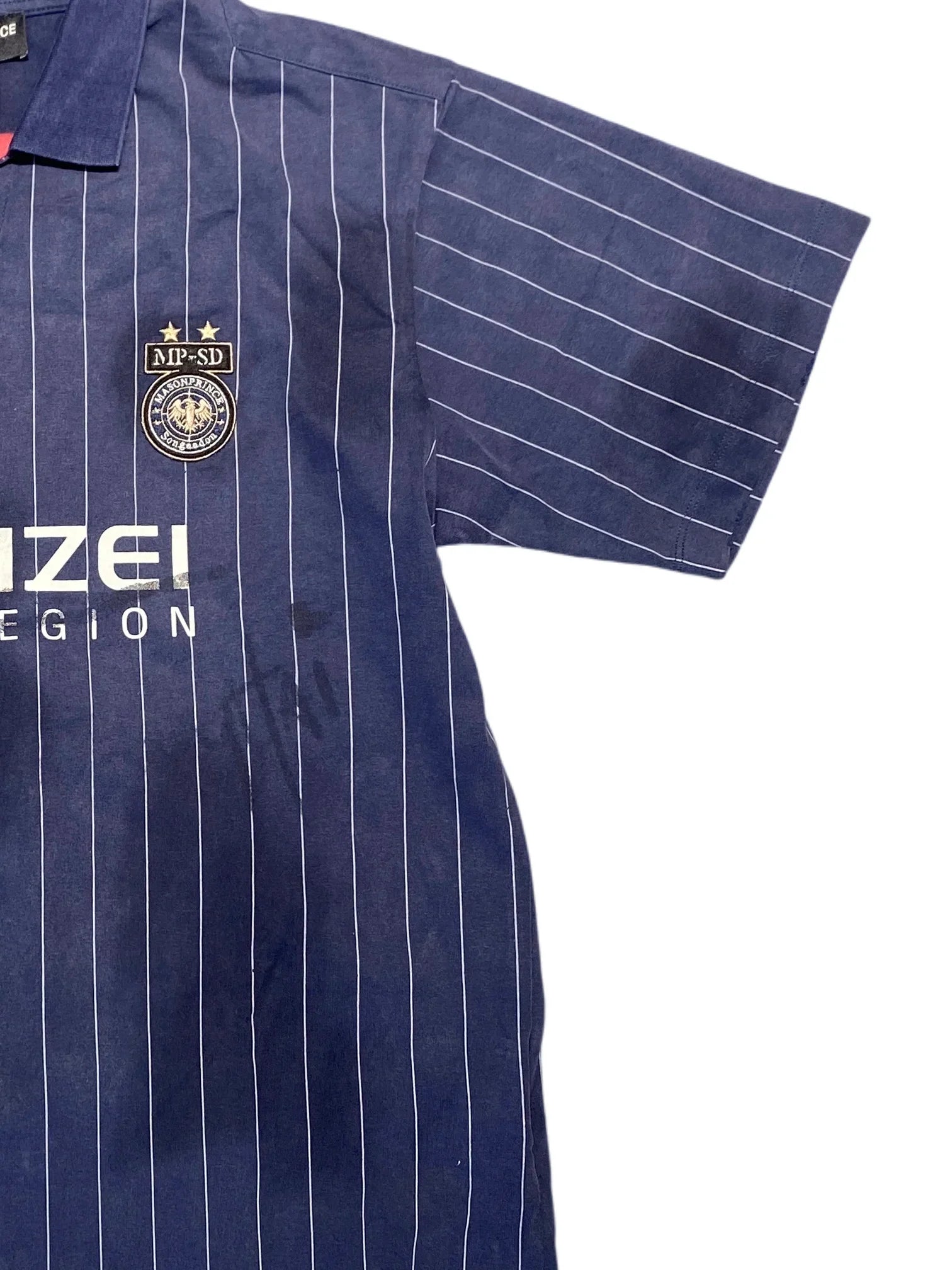 Stadium Police Polo Soccer Jersey M Navy