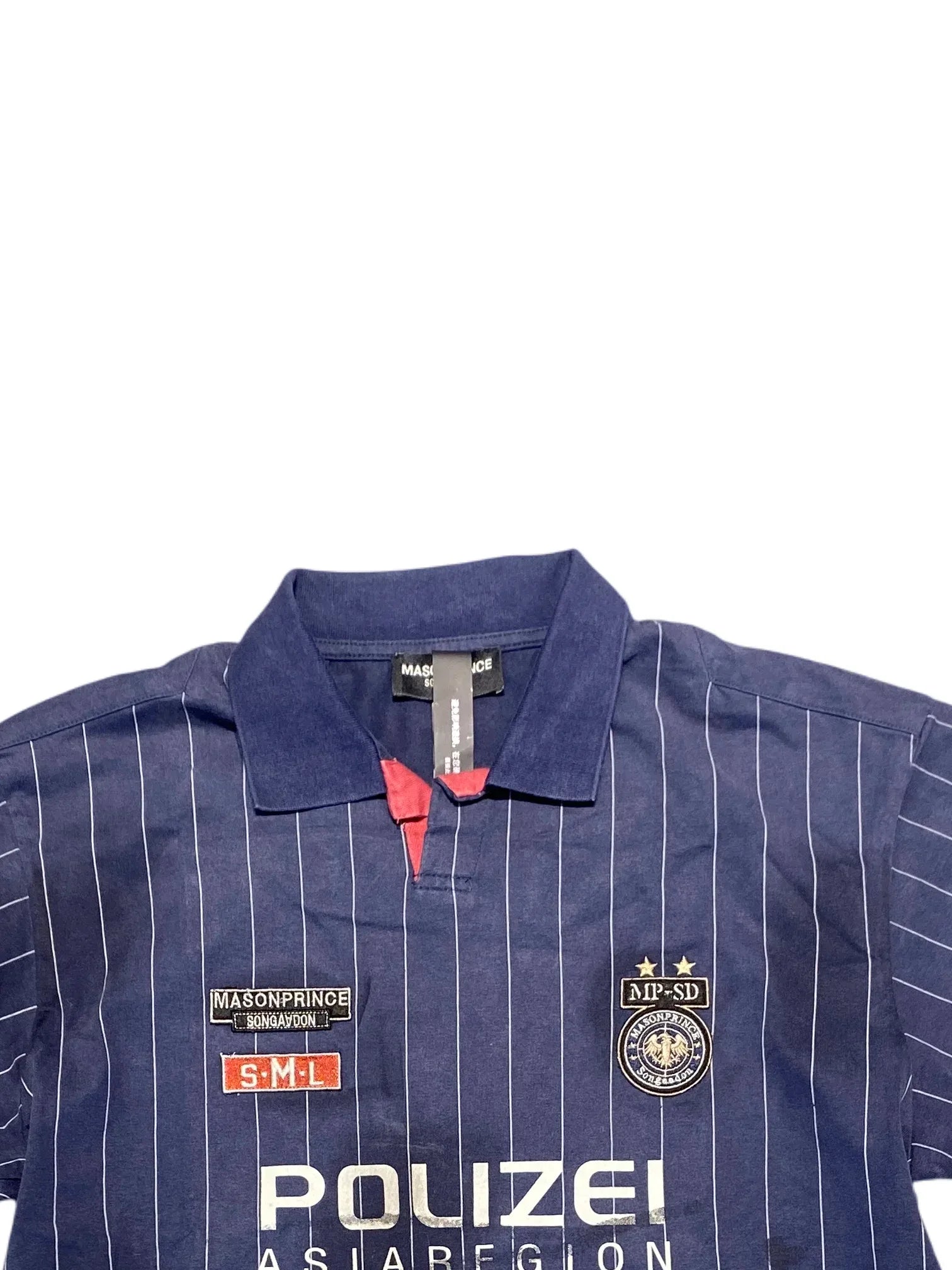 Stadium Police Polo Soccer Jersey M Navy