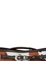 Brown White Form Arachnid Shoulder Bag Brown