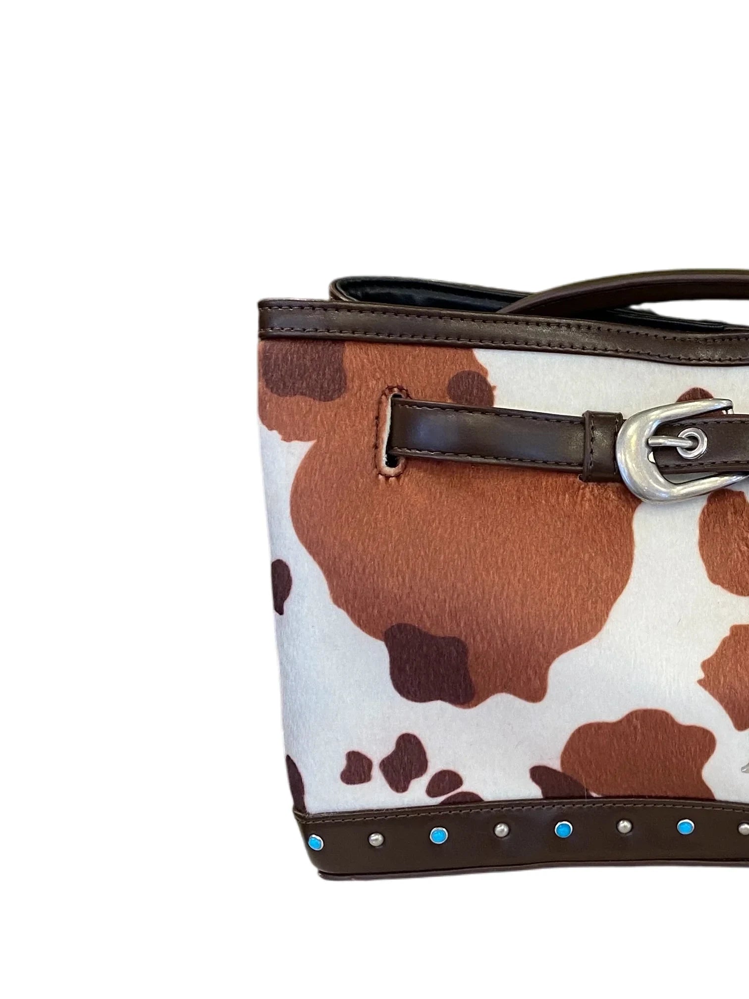 Brown White Form Arachnid Shoulder Bag Brown