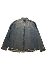 MP Ripped Denim Jacket L/ XL Blue