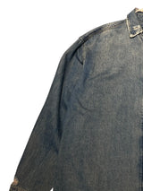 MP Ripped Denim Jacket L/ XL Blue